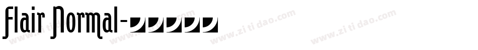 Flair Normal字体转换